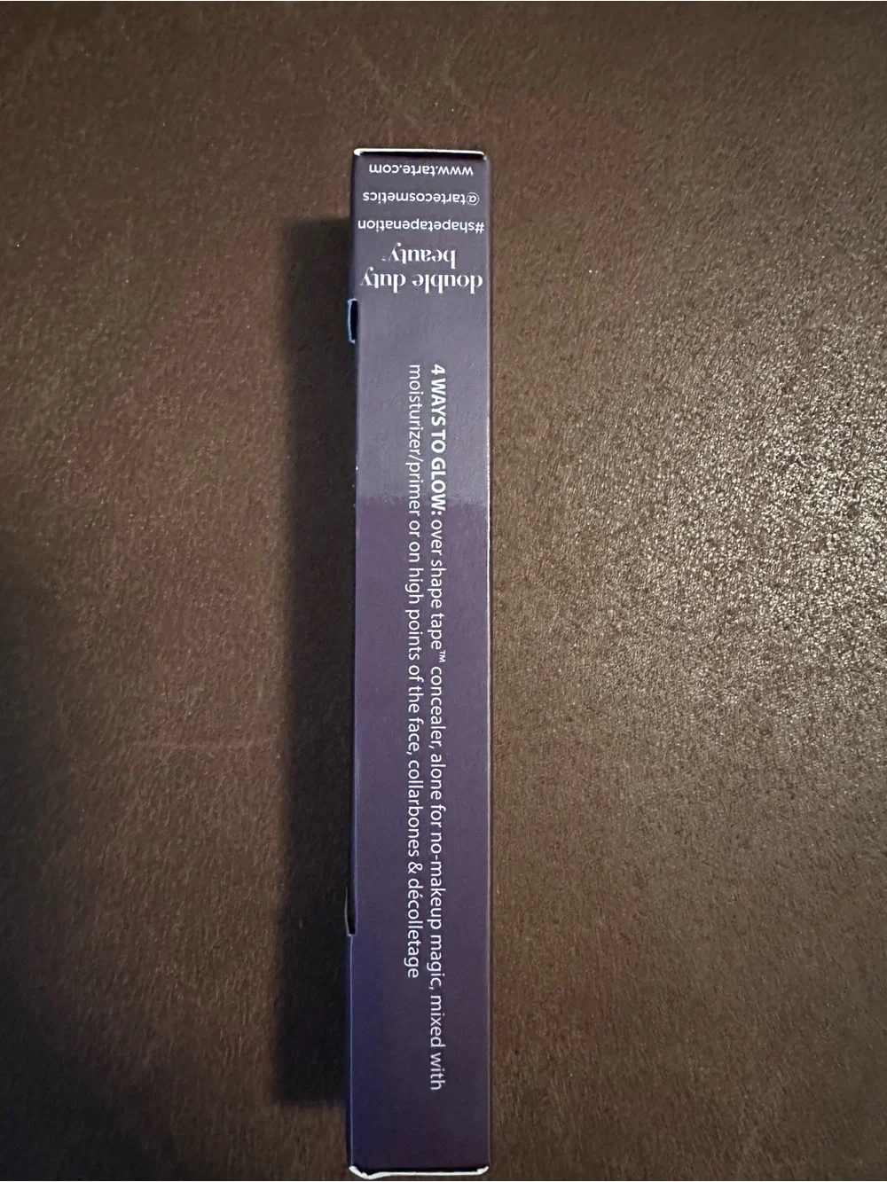 tarte deep purple sunbeam branded box
