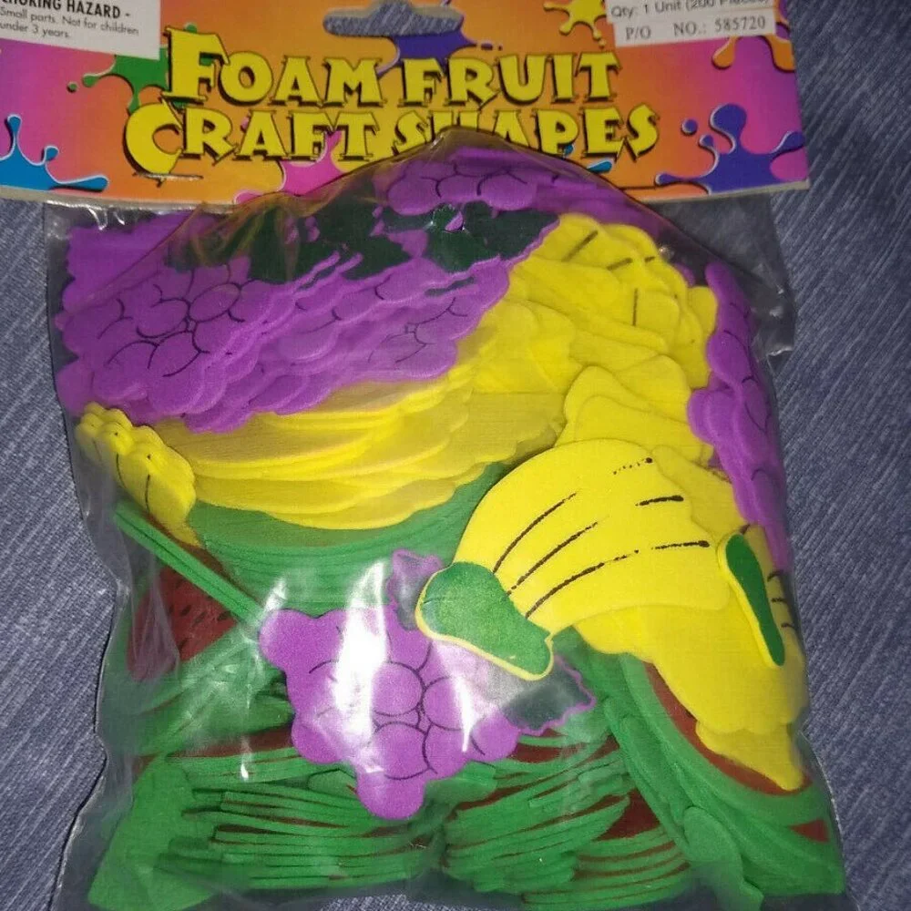 N/A foam fruit