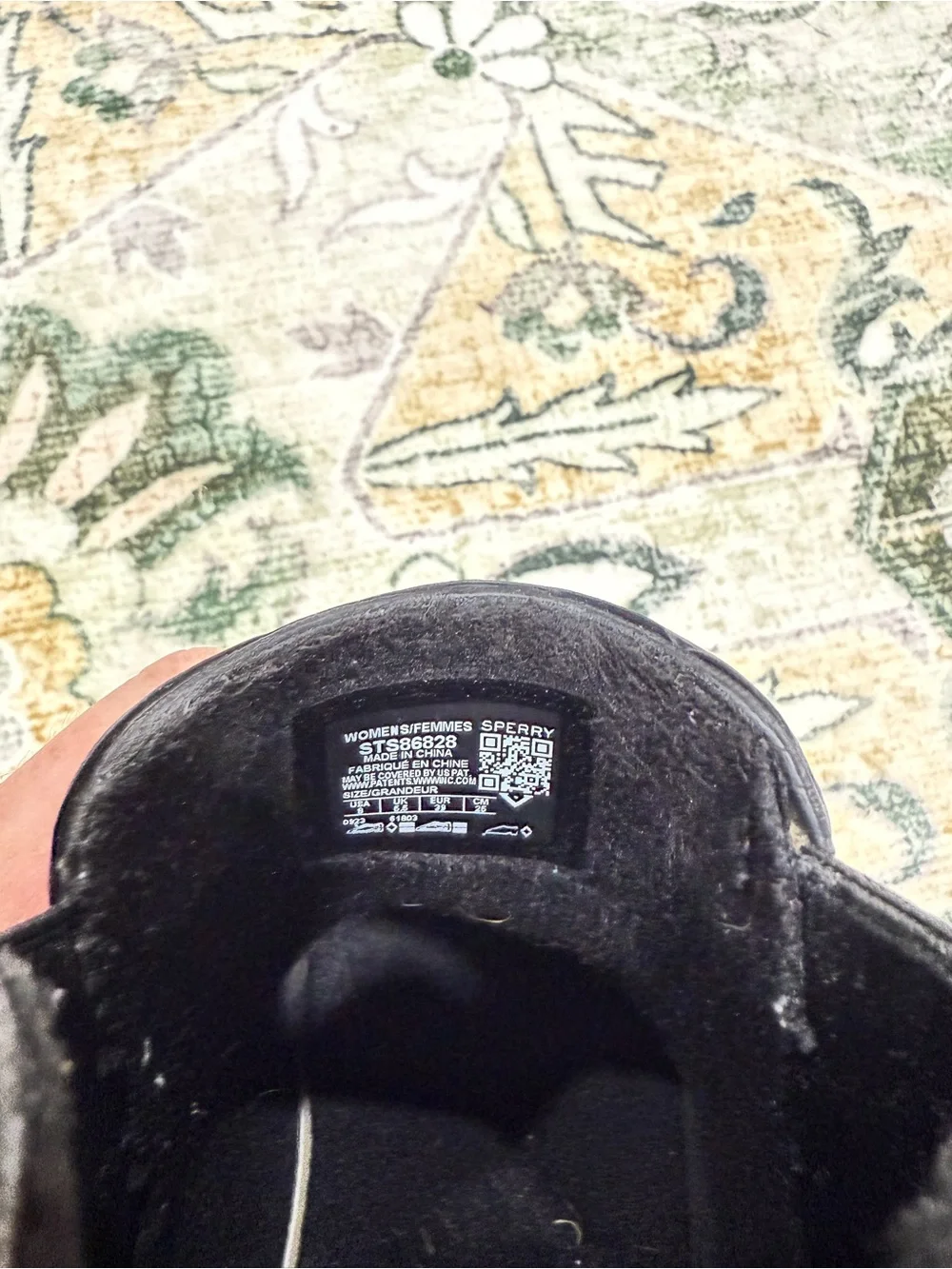 Sperry Matte Black Slip-On Chelsea Rain Boots