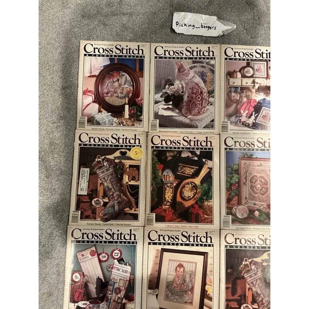 Cross Stitchs & Country Crafts lot 13