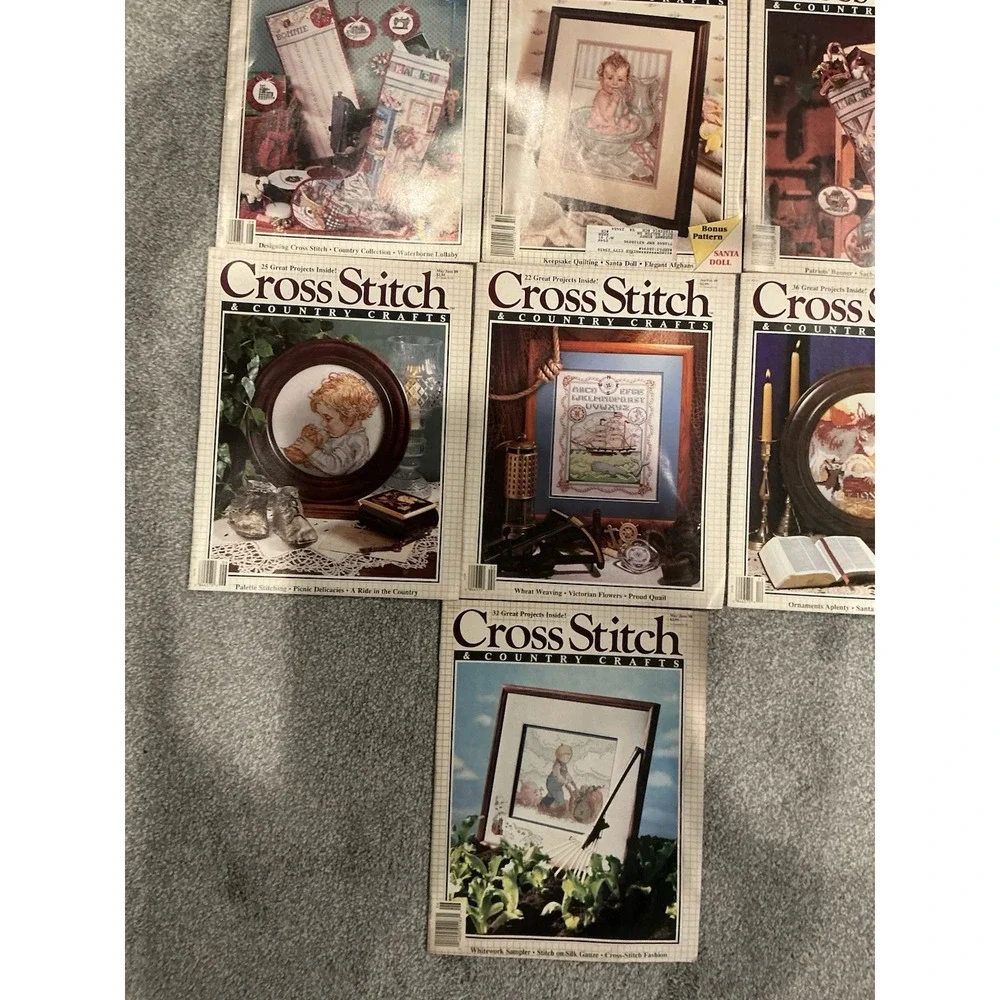 Cross Stitchs & Country Crafts lot 13