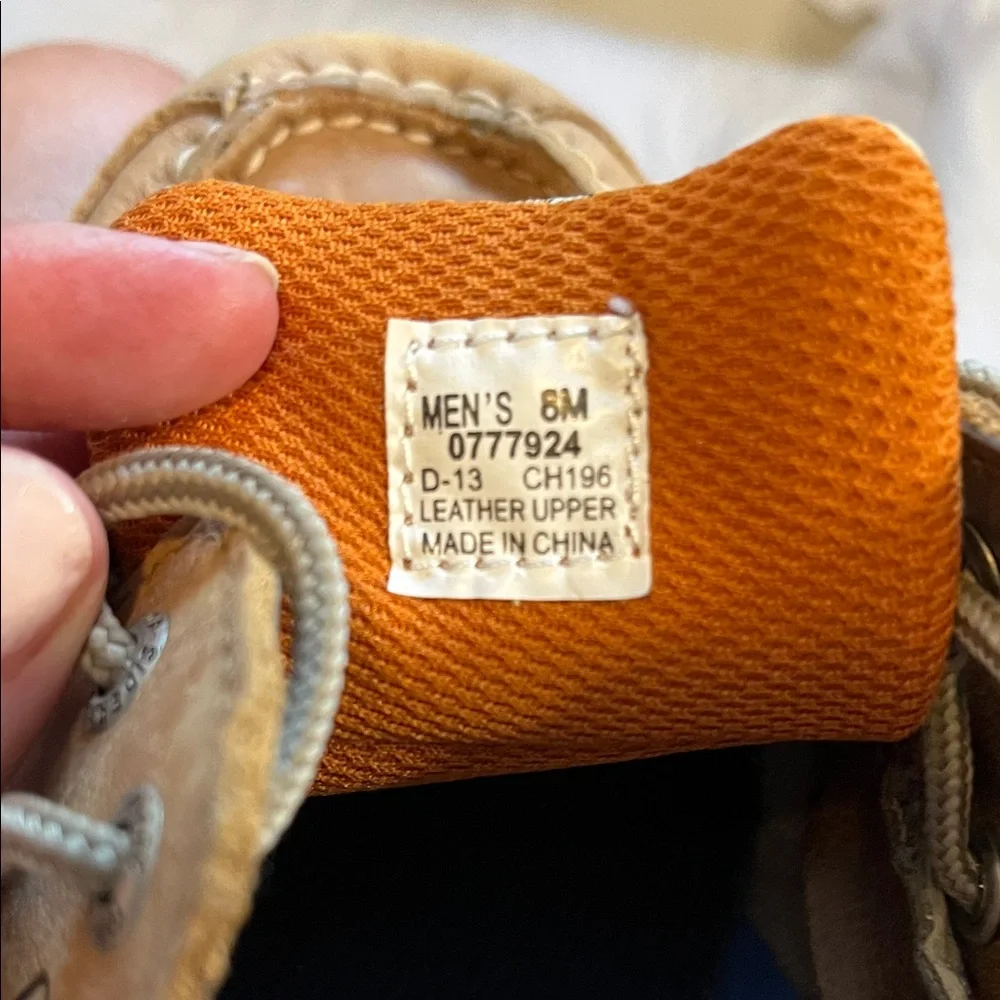 Sperry durable leather