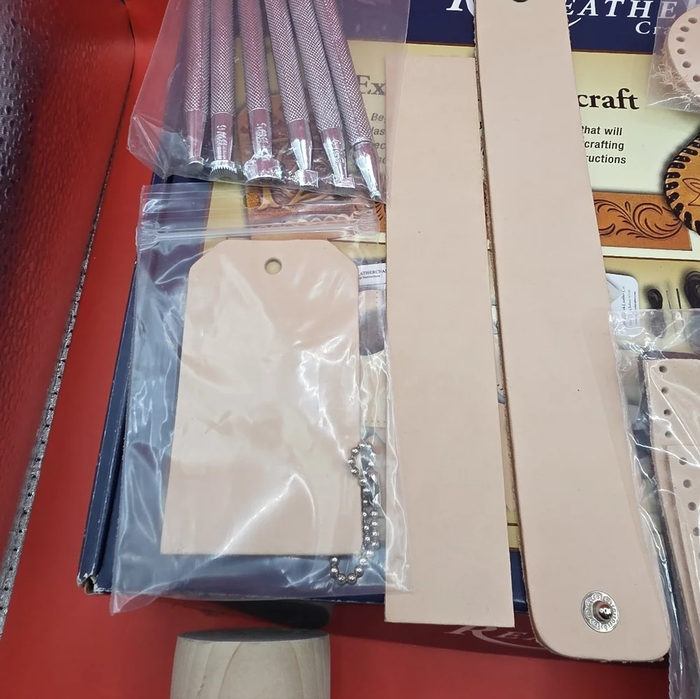 Realeather Crafts Explore Leathercraft Kit-not complete