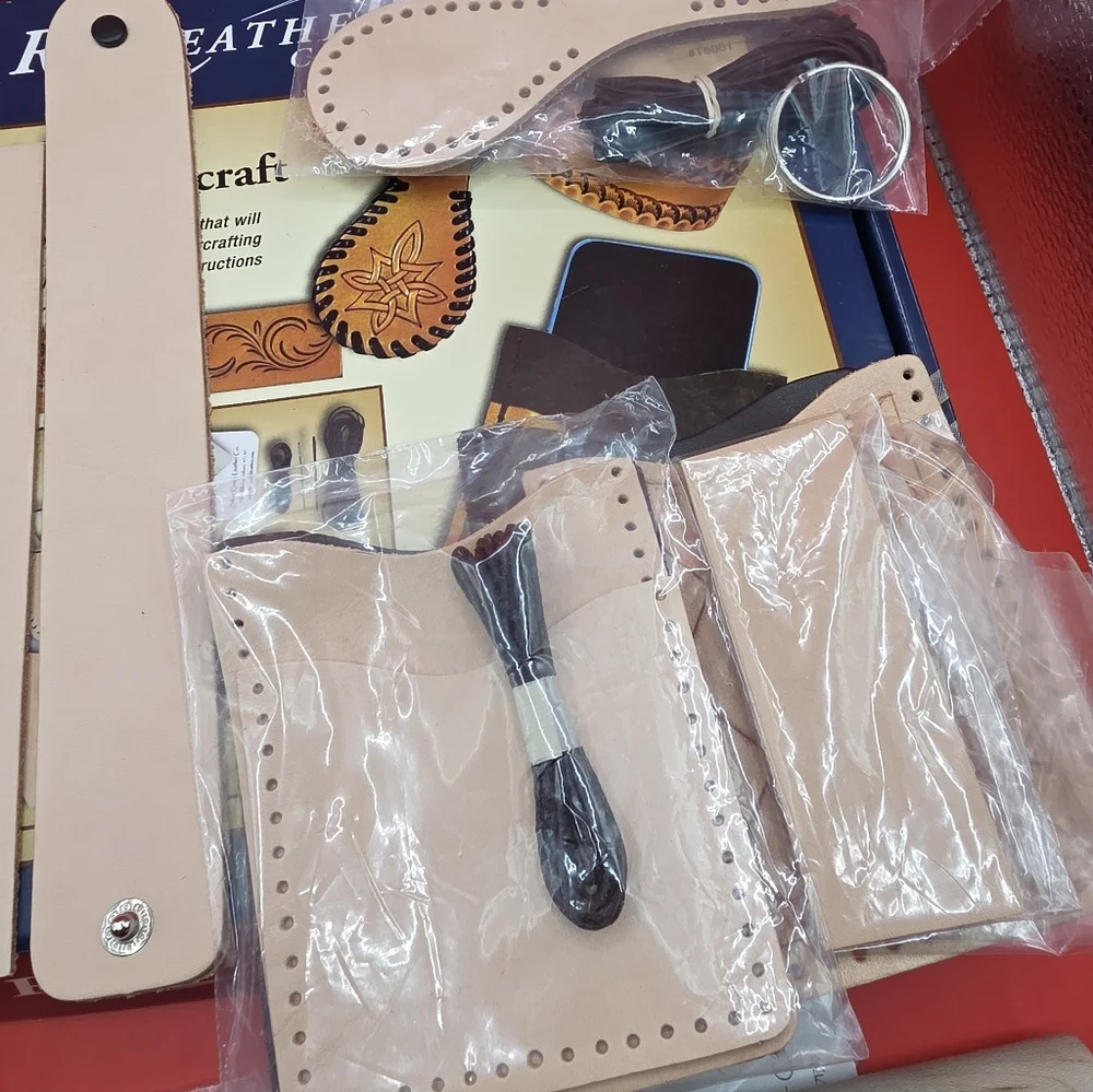 Realeather Crafts Explore Leathercraft Kit-not complete