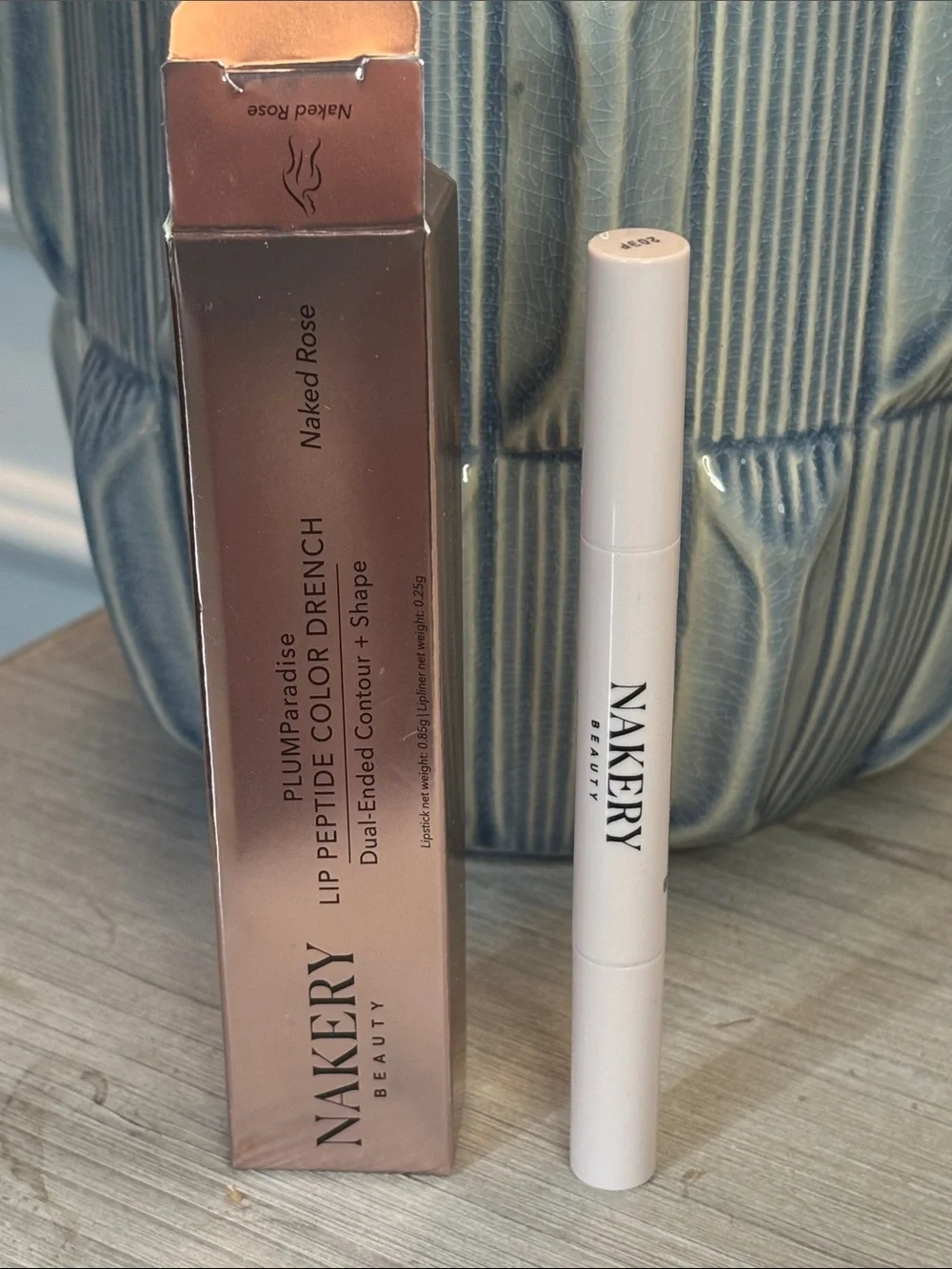 Nakery Beauty PLUMParadise Dual-Ended Lipstick and Liner, Naked Rose