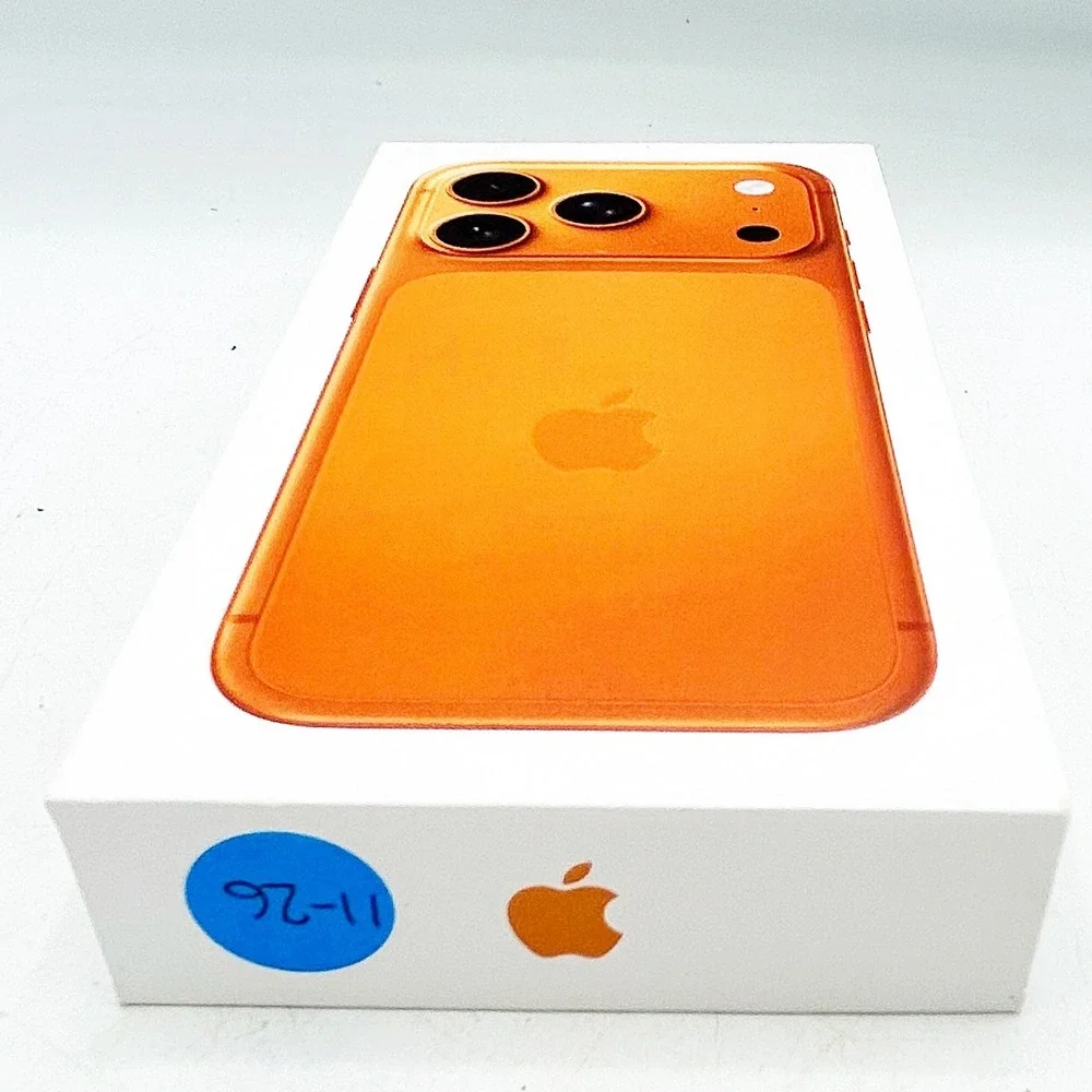 Apple iPhone 17 Pro Box Only Orange‎ Excellent Empty Replacement Box
