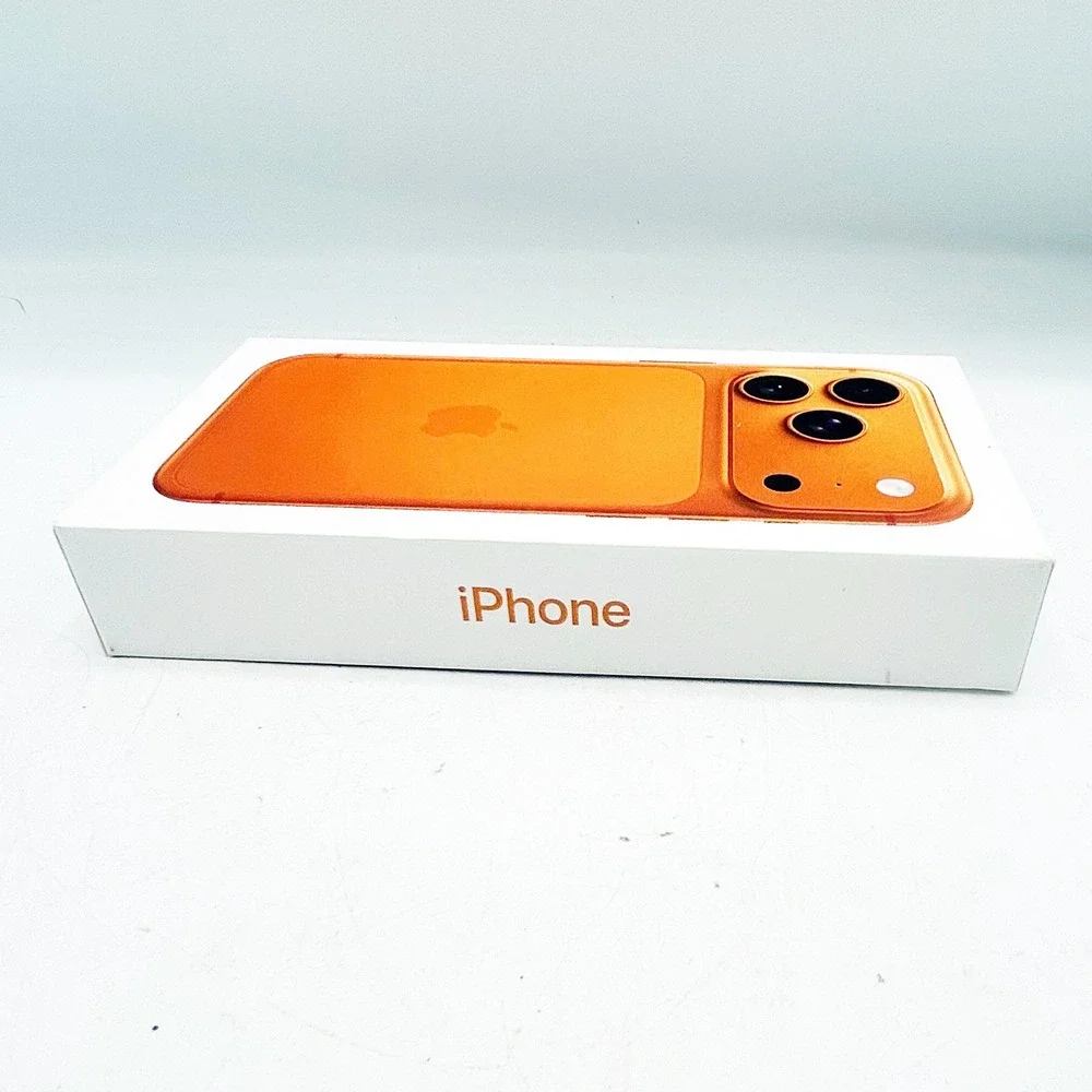 Apple iPhone 17 Pro Box Only Orange‎ Excellent Empty Replacement Box