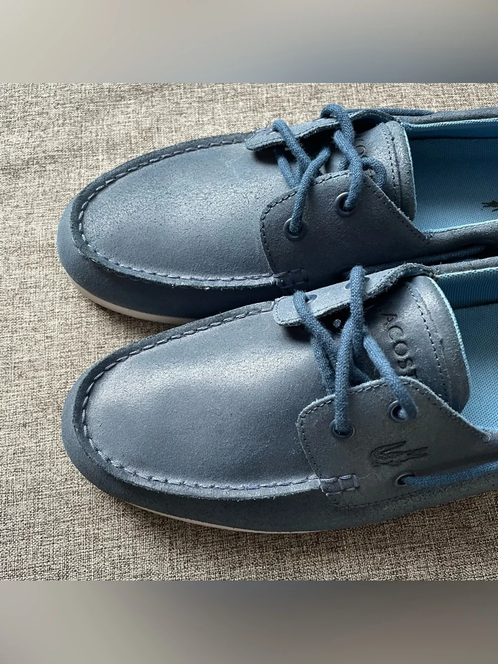 Lacoste navire leather