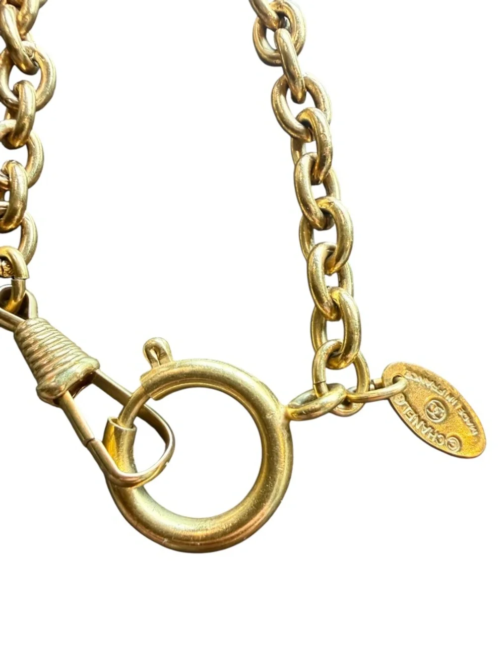 CHANEL gold plated