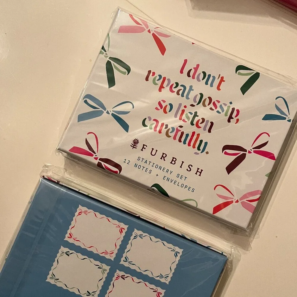Snarky Note Cards - I Don't Repeat Gossip So Listen‎ Carefully  (2 boxes / NEW)