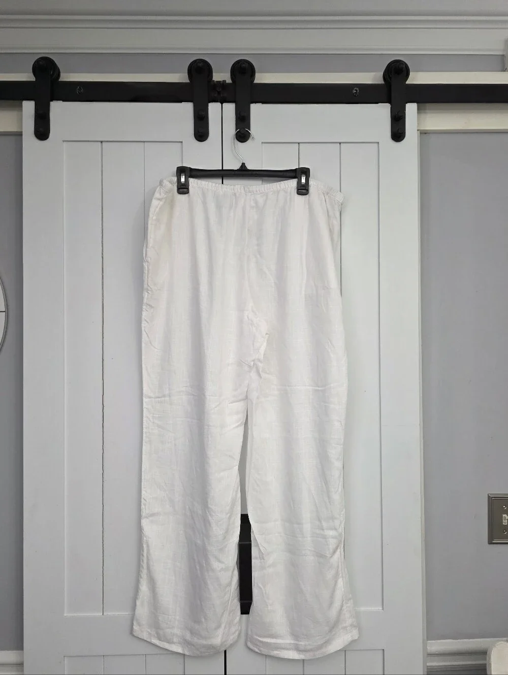H&M white linen