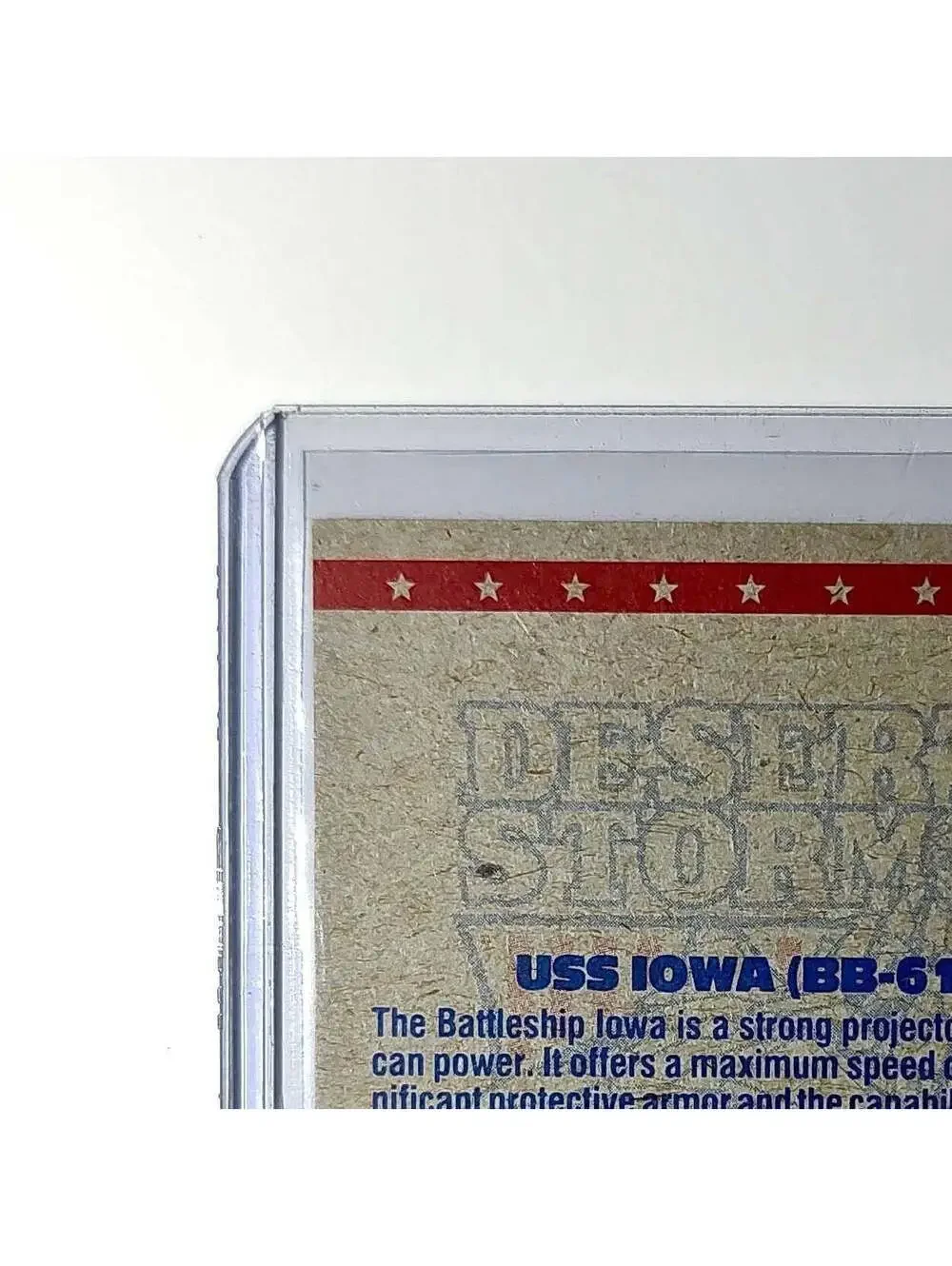 USS Iowa 1991 Topps Desert Storm #59 Card