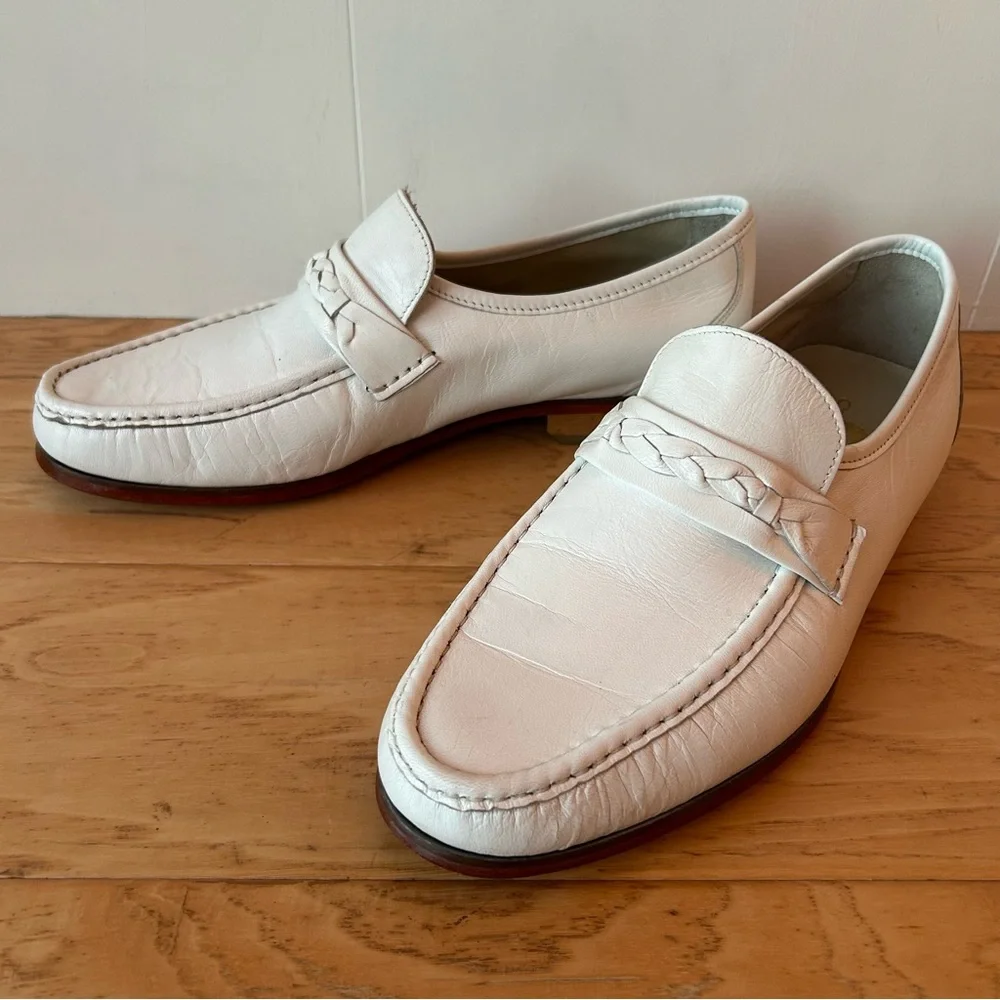 Stafford white leather