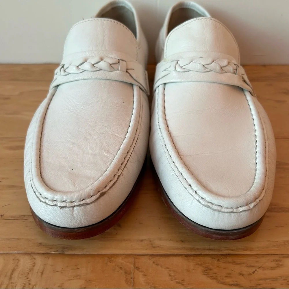 Stafford white leather
