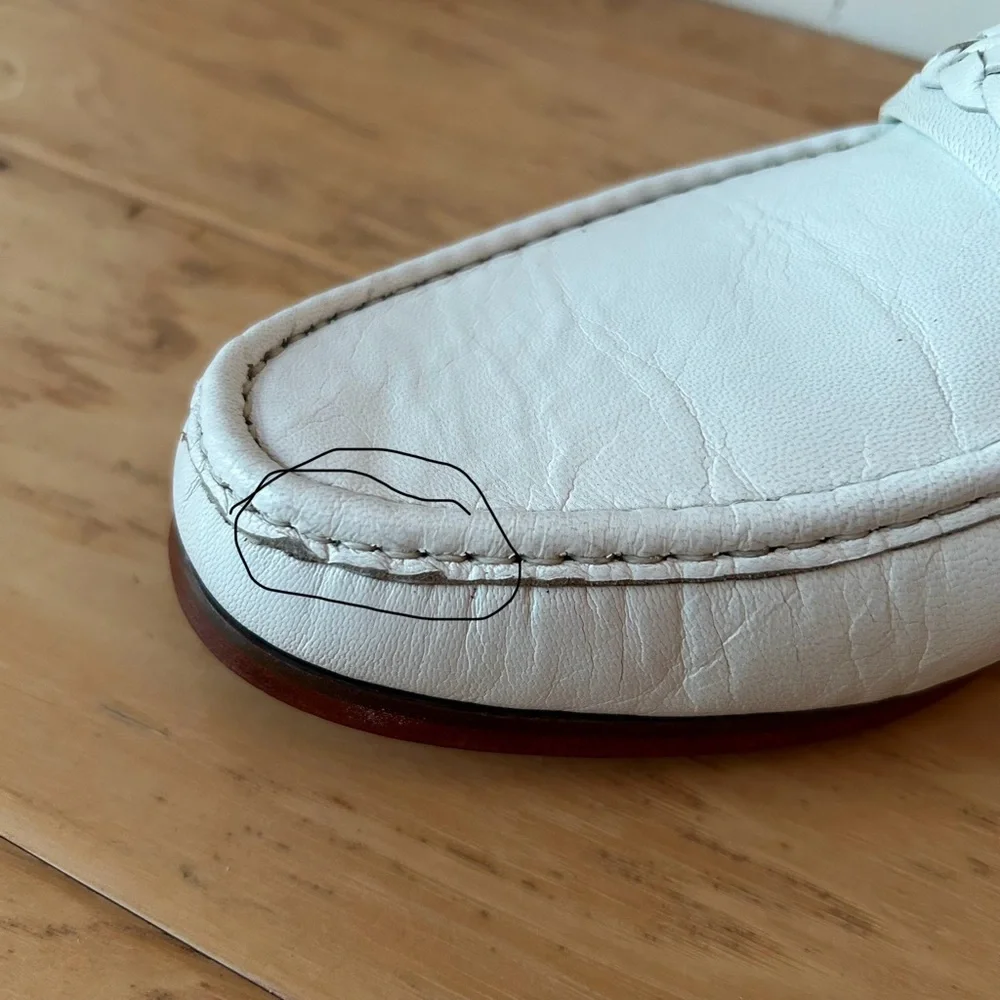 Stafford white leather