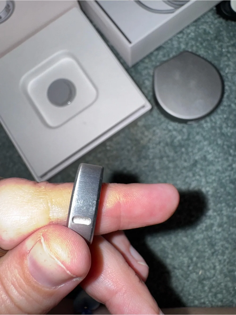 Oura been worn