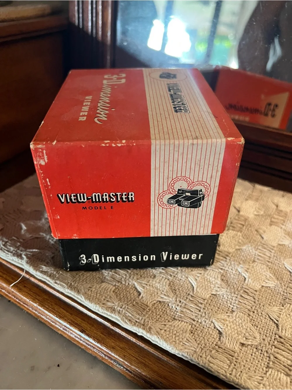 SAWYER'S Vintage View-Master 3-Dimension Viewer Model E with Virginia Reels GUC