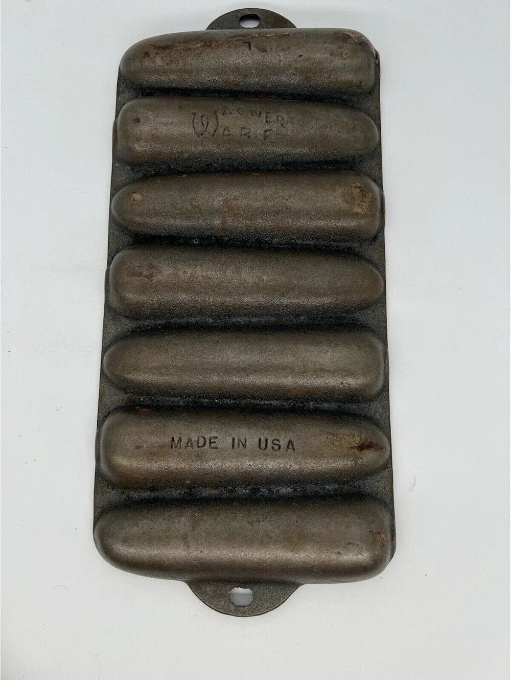 Wagner Ware Cast Iron Corn Stick Cornbread Muffin Pan 7 Sticks Lot of 2