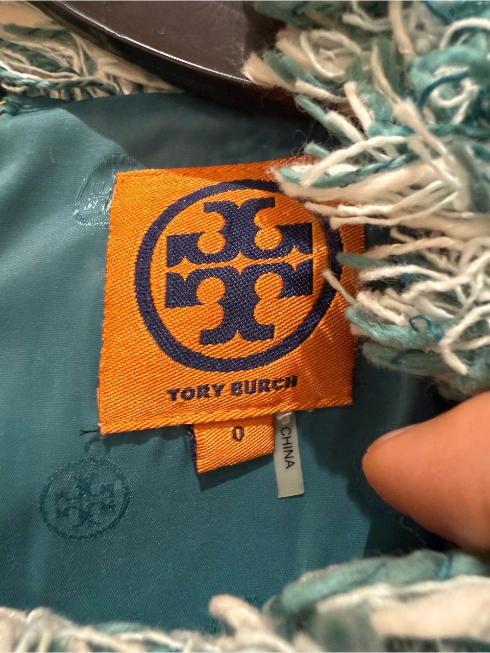 Tory Burch elegant turquoise