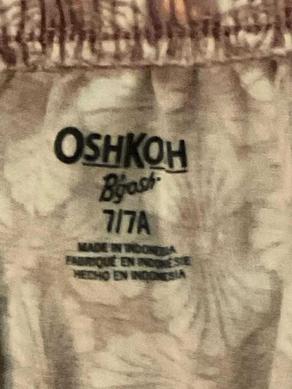 OshKosh B'gosh | Mauve Pink Floral Strap Jumpsuit