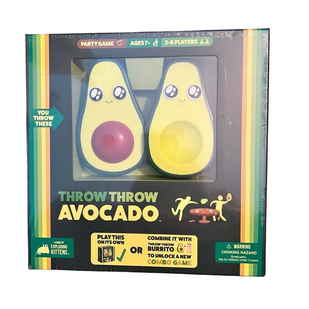 Throw Throw Avocado Game NIB A‎ Dodgeball Card Game