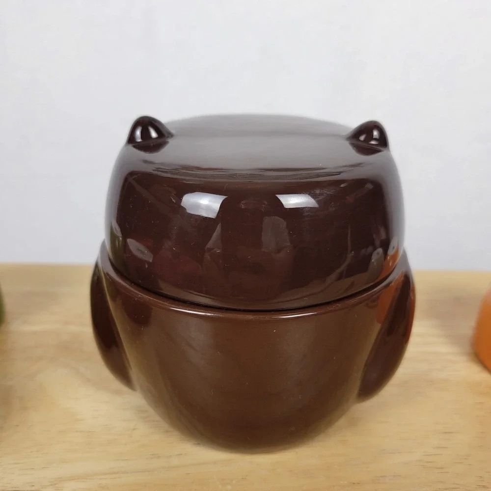Tag Ceramic Woot Owl Nesting Measuring Cups 4