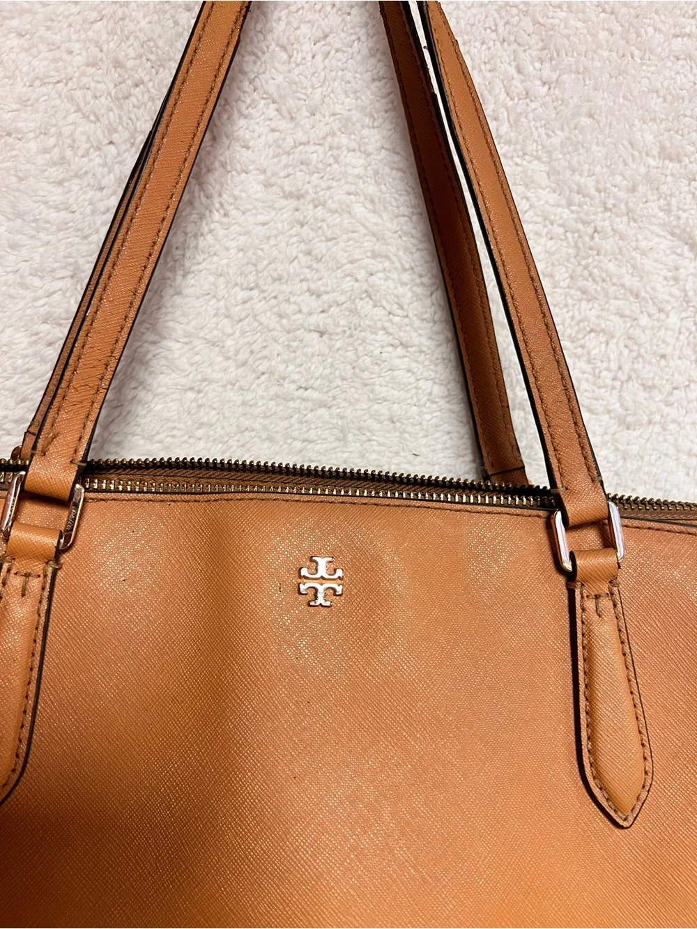 Tory Burch structured leather