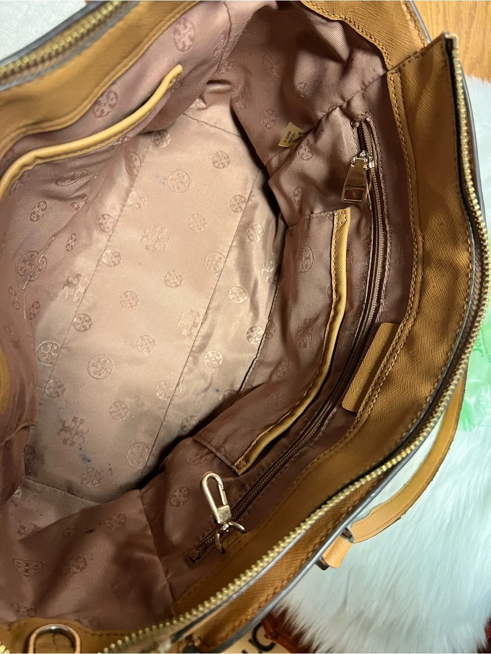 Tory Burch structured leather