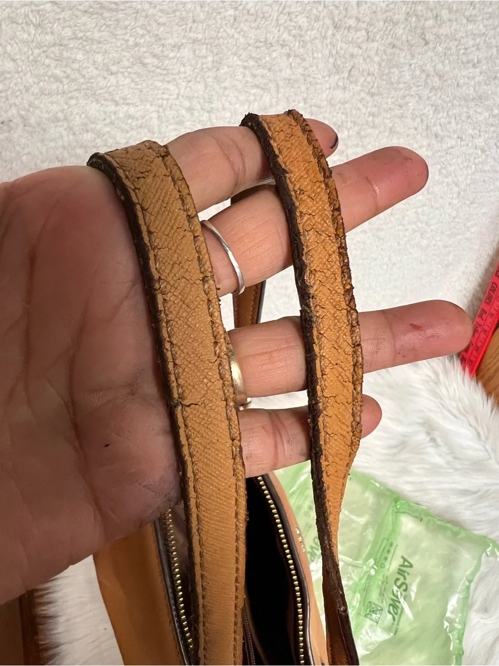Tory Burch structured leather
