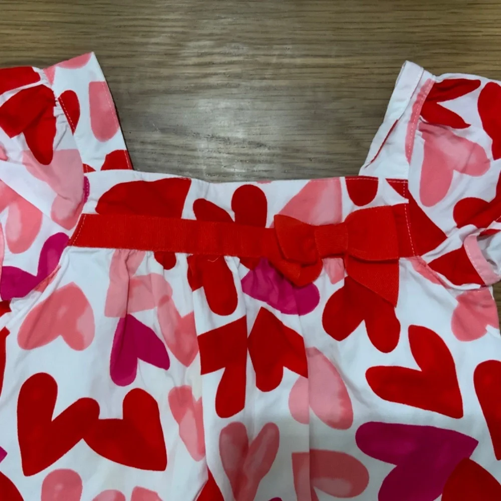 Pink & Red Heart Dress