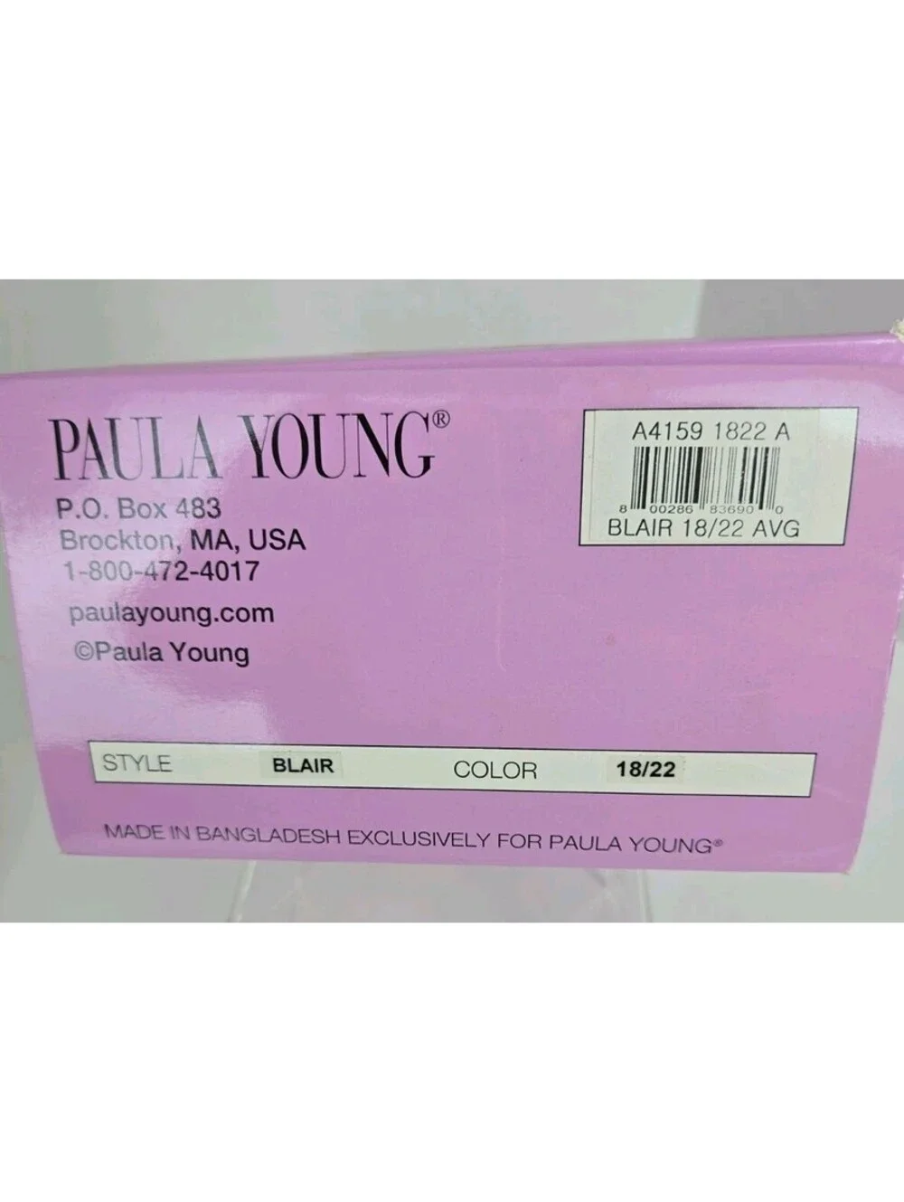 Paula Young Wig Blair Average Honey Blond 18/22 WhisperLite Wig