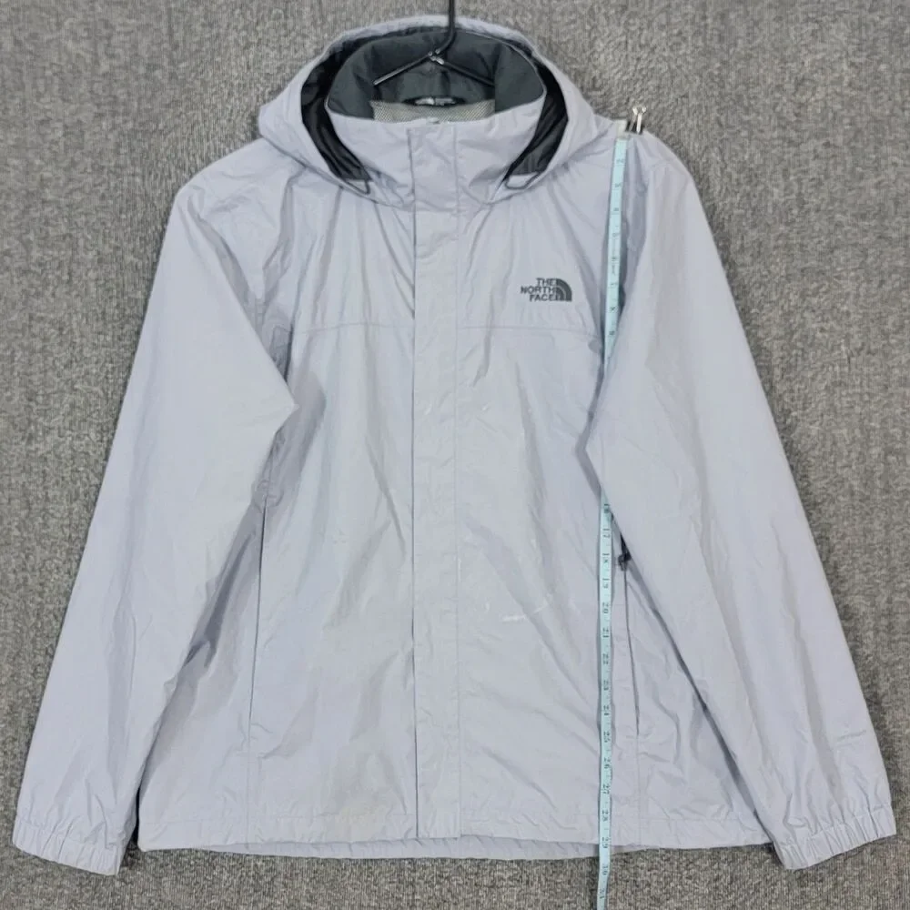 The North Face Dryvent Resolve 2 Rain Jacket Mens XL Gray Hooded NF0A2VD5