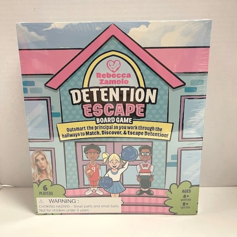 Rebecca Zamolo Detention Escape Board Game Kids Family Strategy‎ RBA01004 NEW