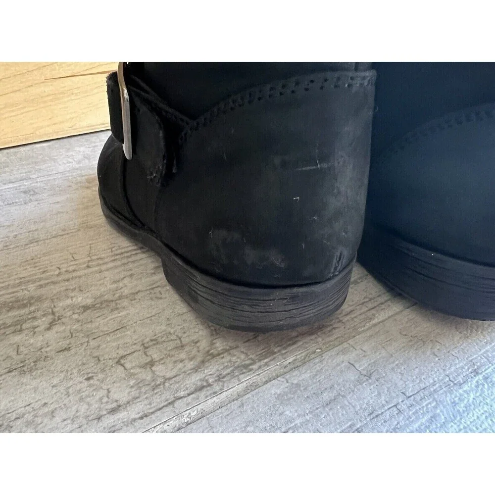 RACHEL SHOES Little Girls Vegan Suede 16956 Brooklyn Riding Boots Zip Up 11 11c