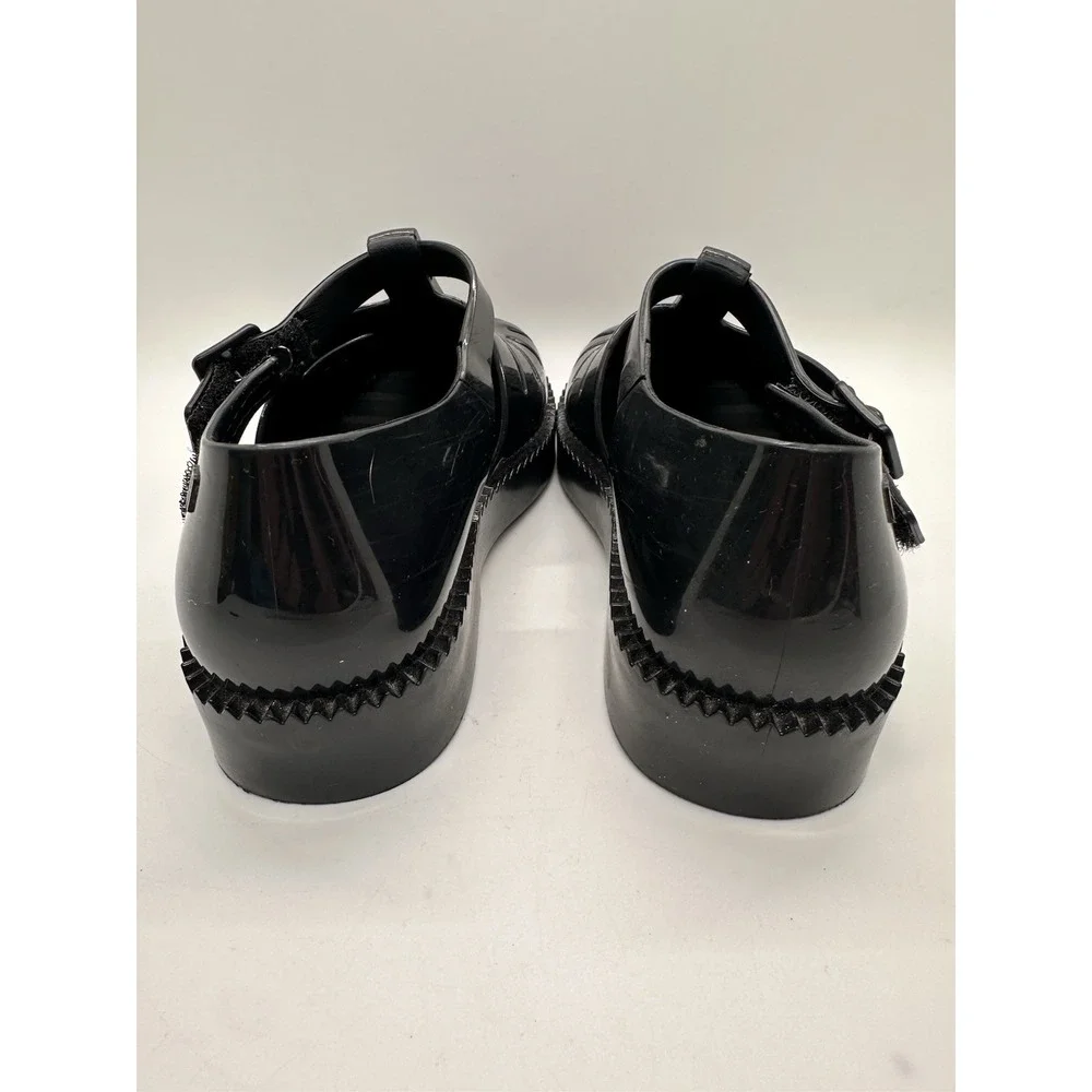 Mini Melissa Aranha 79/16 Black Jelly Sandals‎ Fisherman Mary Jane Toddler 11