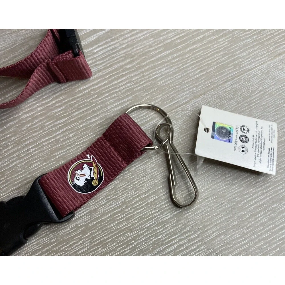 Florida State Seminoles FSU Noles Officially Licensed NCAA Lanyard Keychains NWT