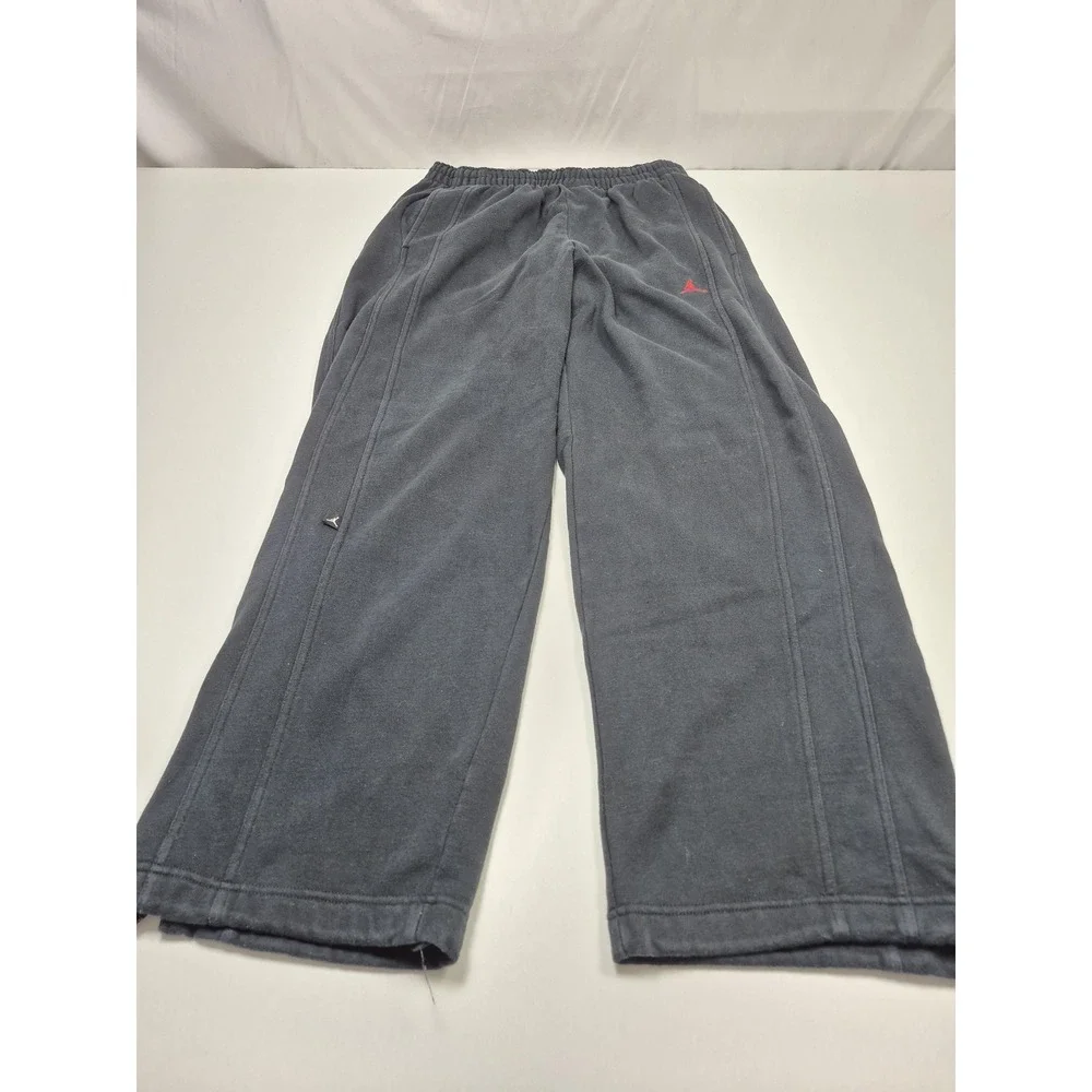 Jordan Sweatpants Mens XL Black Fleece Wide Leg Lounge Pants Jumpman Logo H6TWB