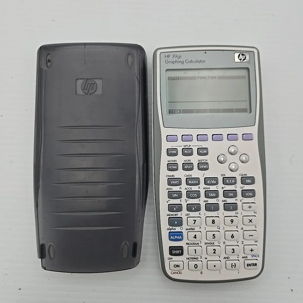 HP 39gs Graphing Calculator Scientific Model with‎ Slide Protective Cover