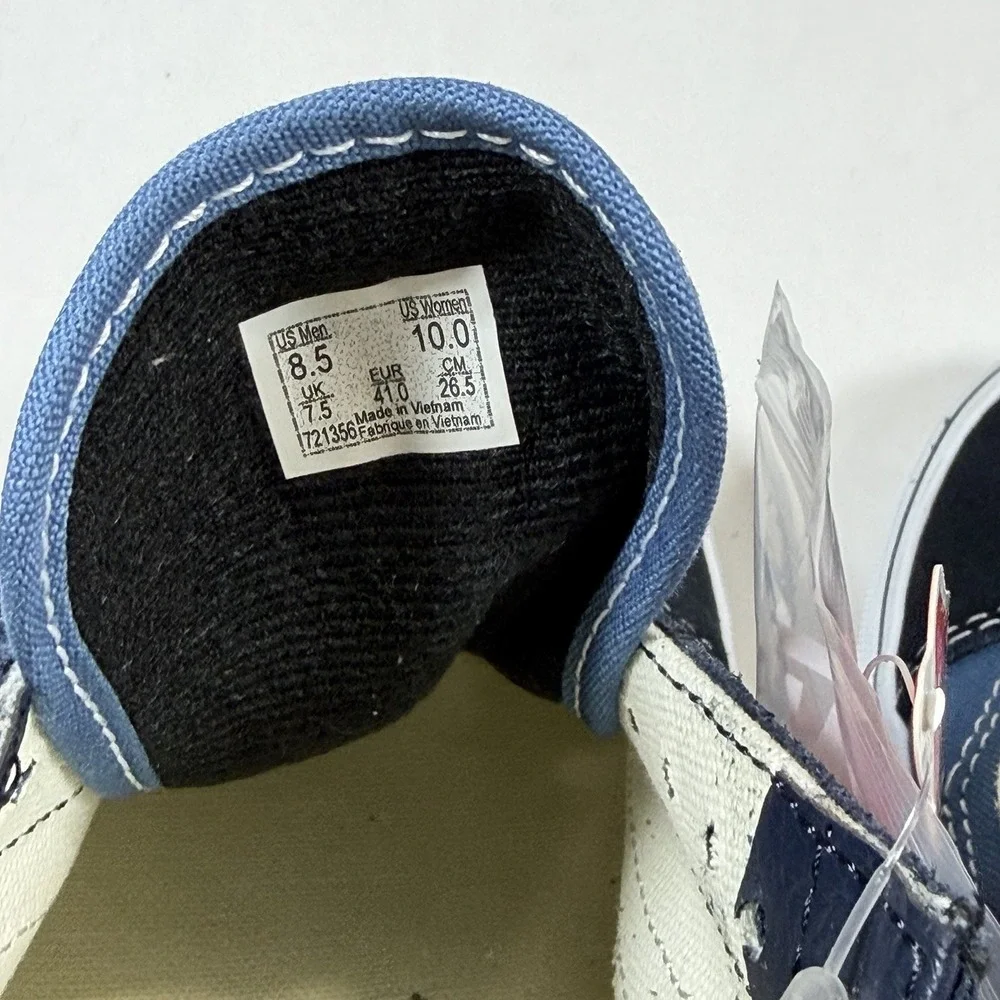 Vans brand size