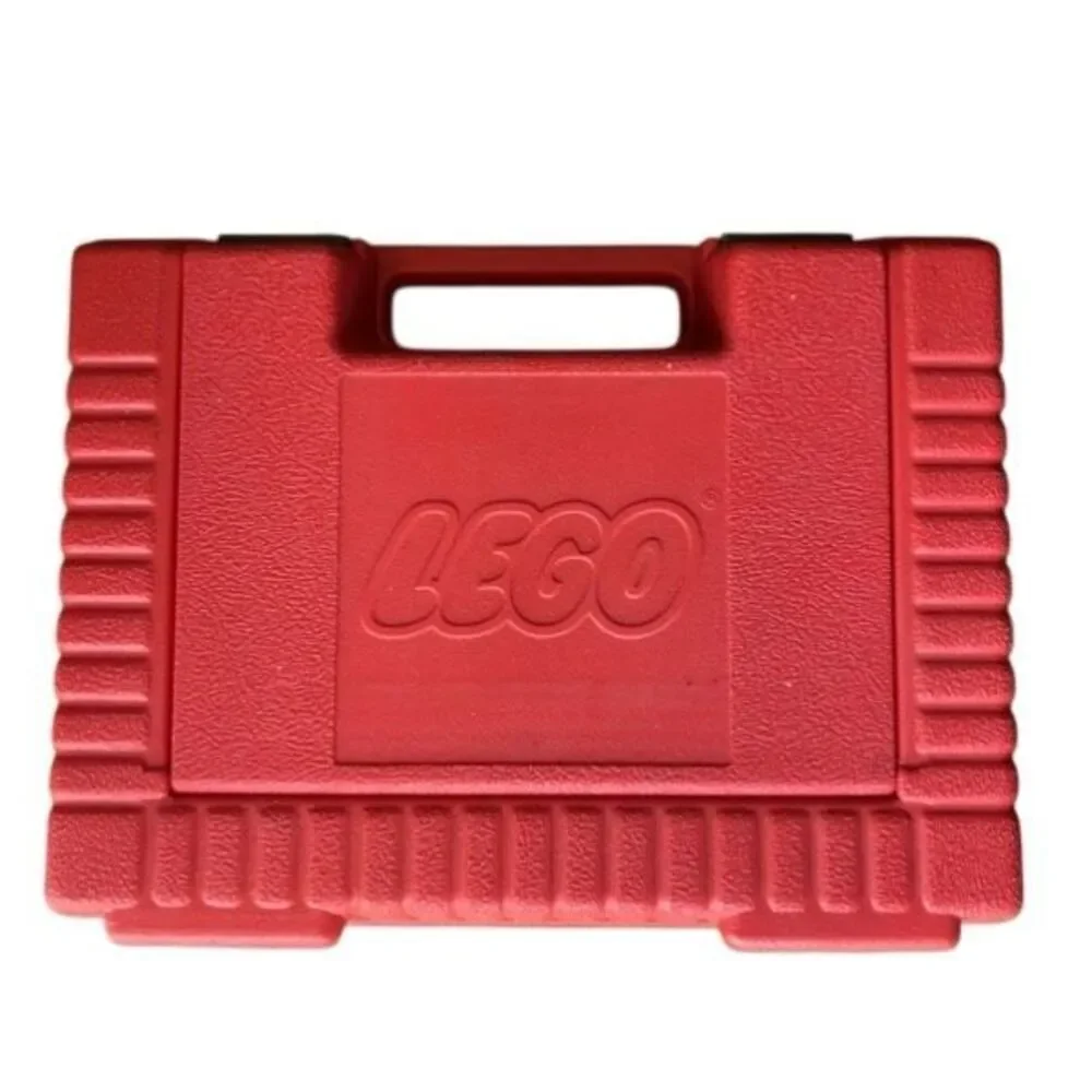 Lego Vintage 1985 Red Hard Plastic Carrying Case