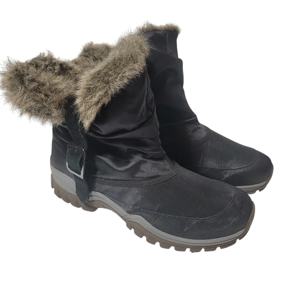 Rockport Boots Womens Size 10‎ Black Waterproof B11