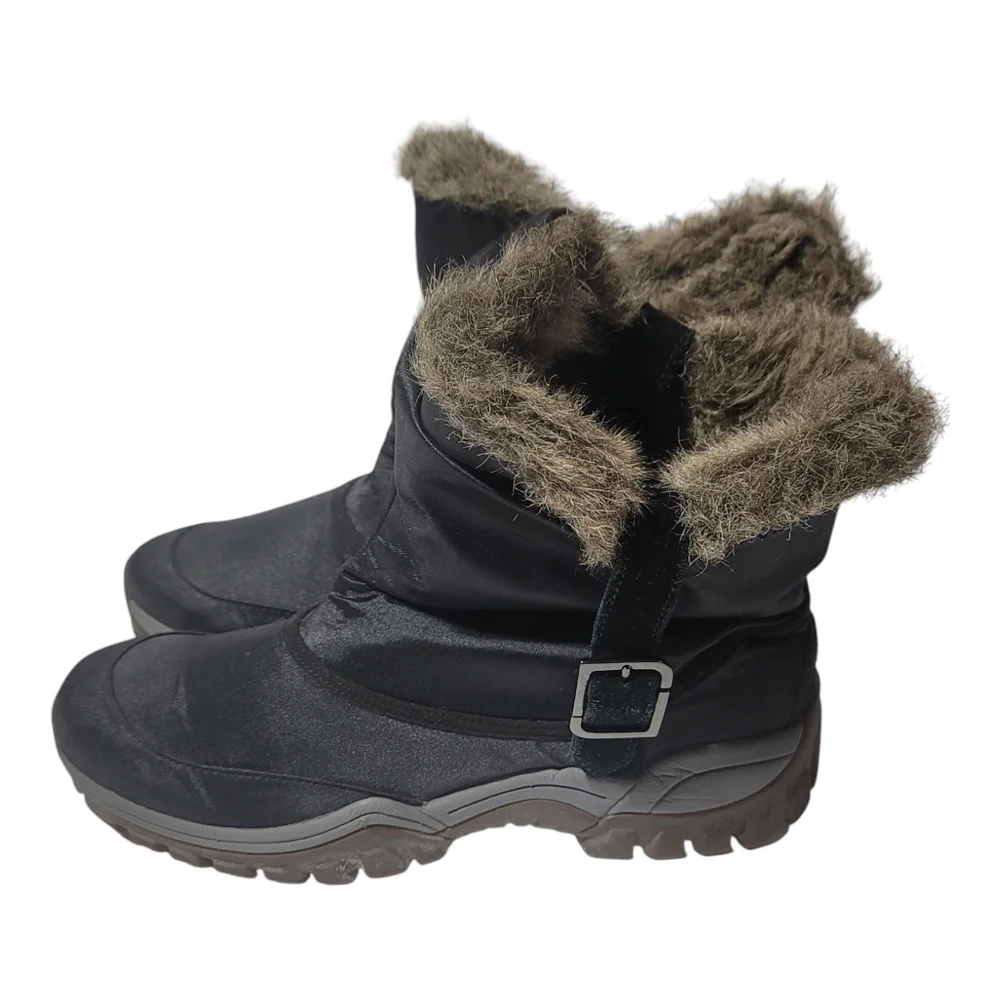 Rockport Boots Womens Size 10‎ Black Waterproof B11