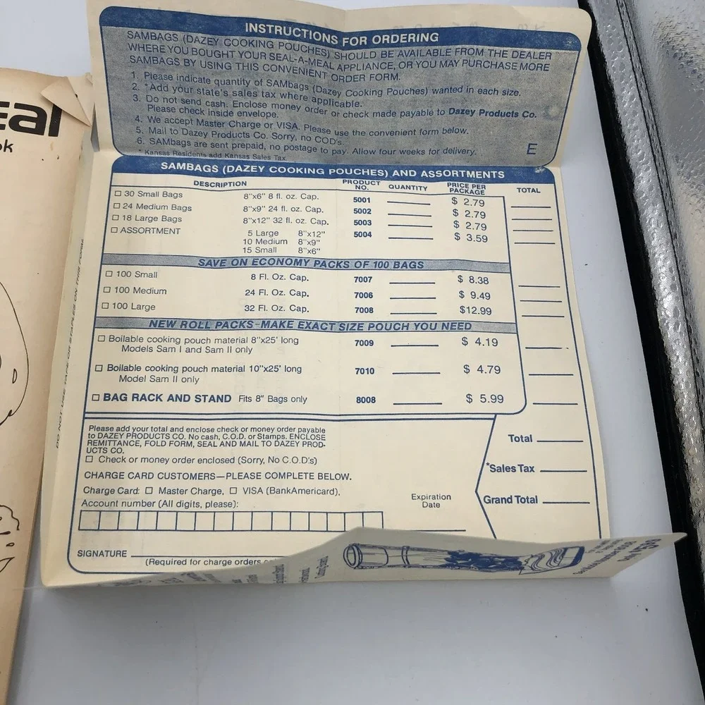 Vintage 1970's Dazey Seal a Meal  in Original Box Paperwork WORKS‎ Small Kitchen