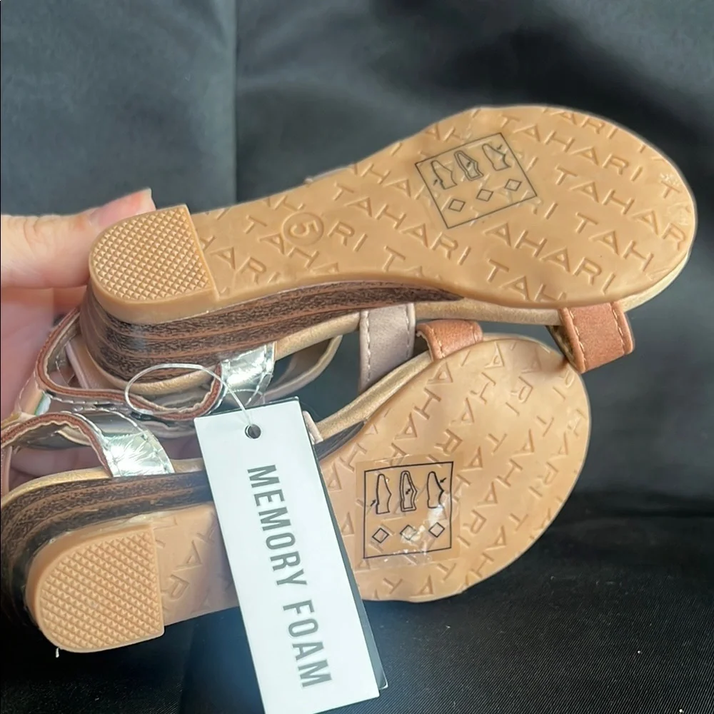 Tahari color sandals