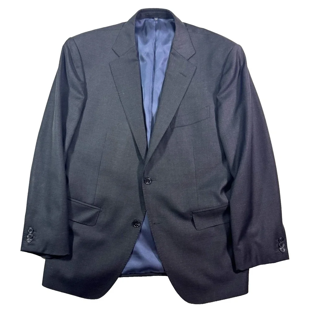 charcoal Suitsupply Napoli blazer‎ jacket sport suit coat italian fabric 42S