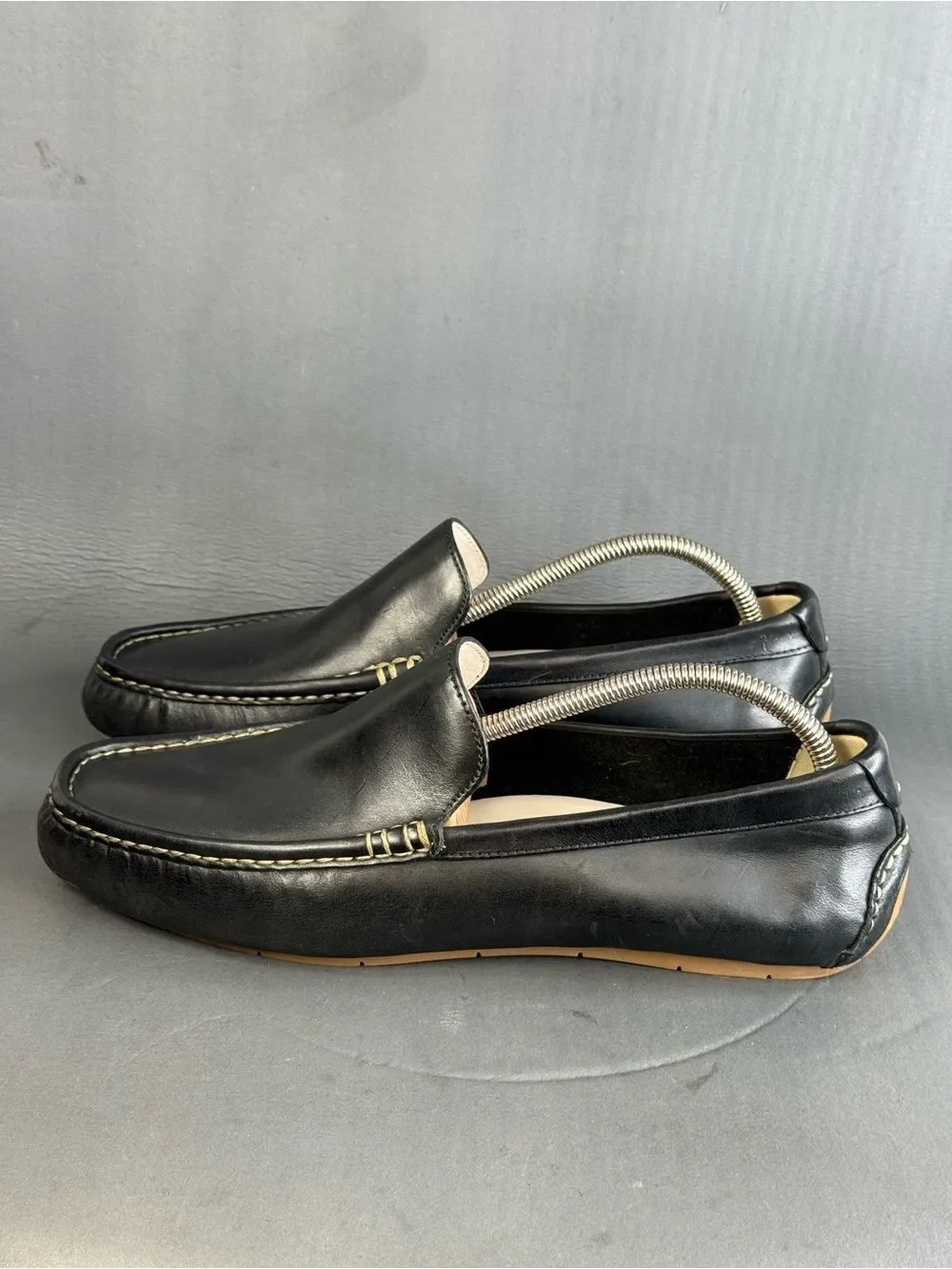 Cole Haan Somerset Venetian Loafers II Black leather mens size 10.5
