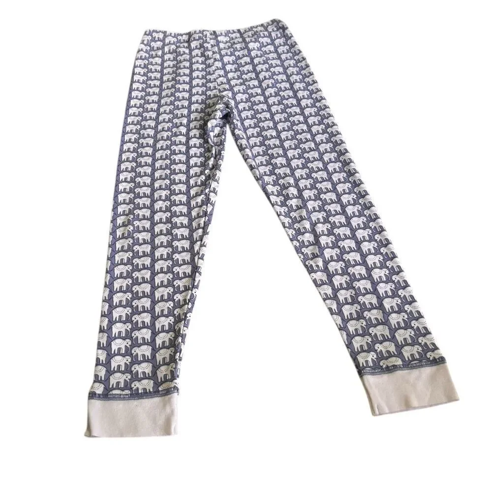 Roller Rabbit Kids Hathi Pajama Pants Blue Elephant 10