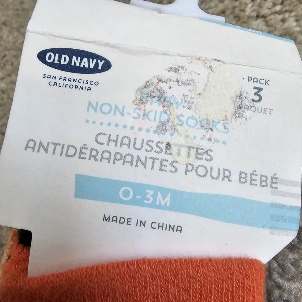Kids Socks Old Navy 2 packs 6 pairs 3 pairs 18 - 24 months 3pairs 0-3 months