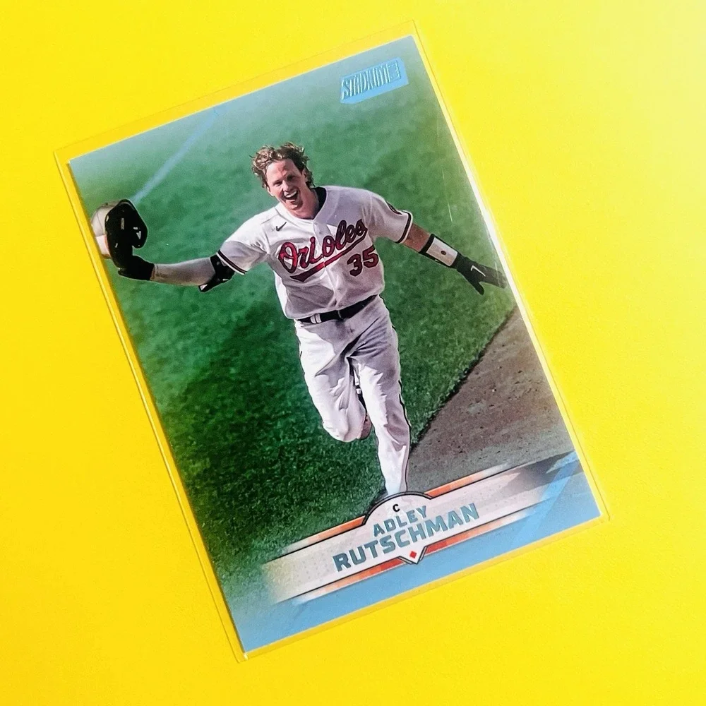 2025 Topps Stadium Club Adley Rutschman‎ Light Blue Parallel #45 Orioles