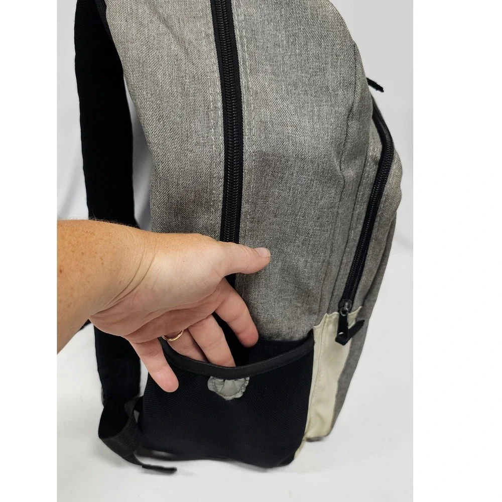 Nintendo Game Boy Retro Handheld Console Backpack Gray Cream Travel School Bag
